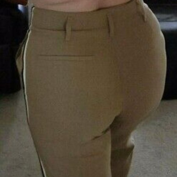 Forte Forte tuxedo stripe wool blend extra high rise pants Sz 00 Made in Italy - Picture 5 of 6